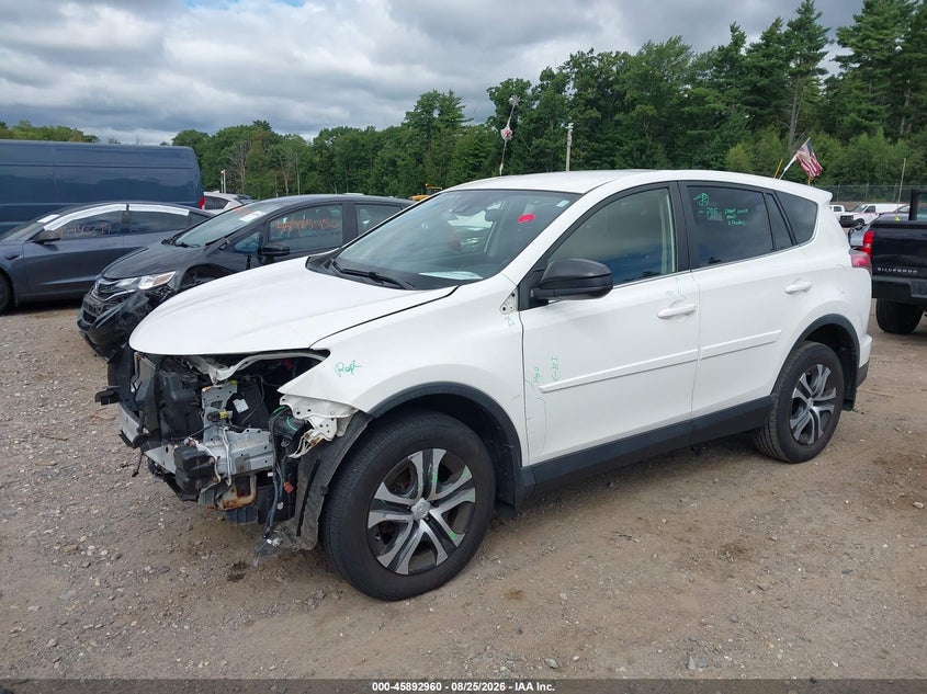 2017 Toyota RAV 4, Front End, IAAI, VIN JTMBFREV7HJ709952 — photo 2