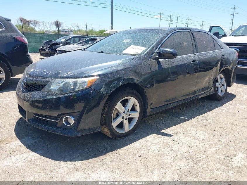 2012 TOYOTA CAMRY SEDAN 2.5L I-4 DOHC, VVT, 178HP