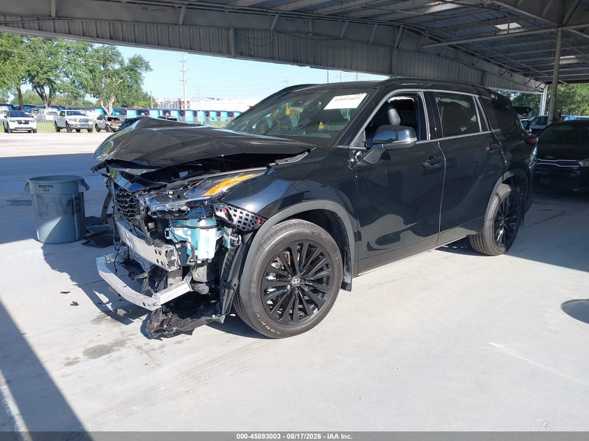 TOYOTA HIGHLANDER 2025 VIN 5TDKDRBHXSS593595