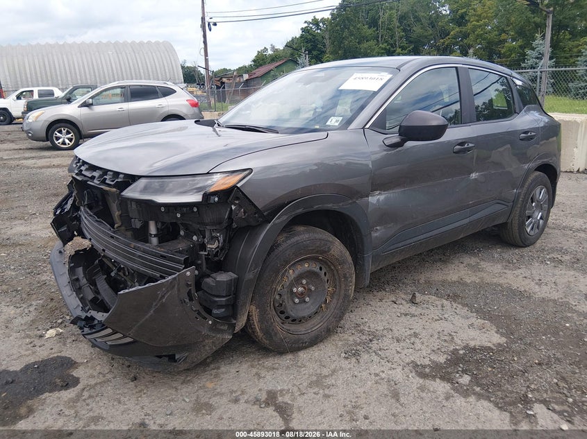 2025 Nissan Kicks, Front & Rear, IAAI, VIN 3N8AP6BBXSL307624 — photo 2