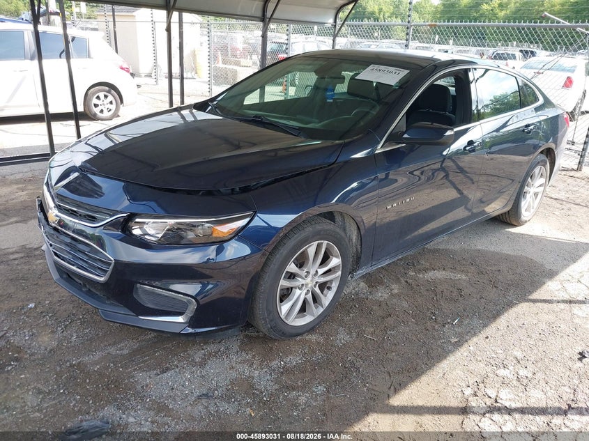 2016 Chevrolet Malibu, Fresh Water, IAAI, VIN 1G1ZE5ST3GF199753 — photo 2