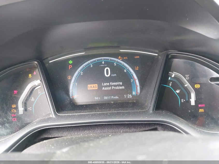 2020 HONDA CIVIC auction photo 7