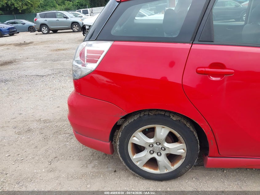 TOYOTA MATRIX 2005 VIN 2T1KR30E95C493122