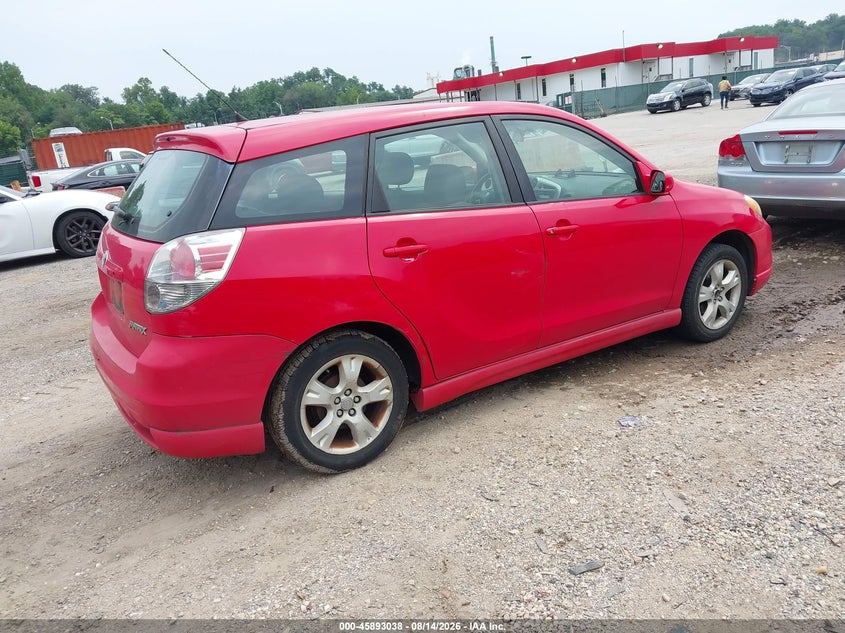 TOYOTA MATRIX 2005 VIN 2T1KR30E95C493122