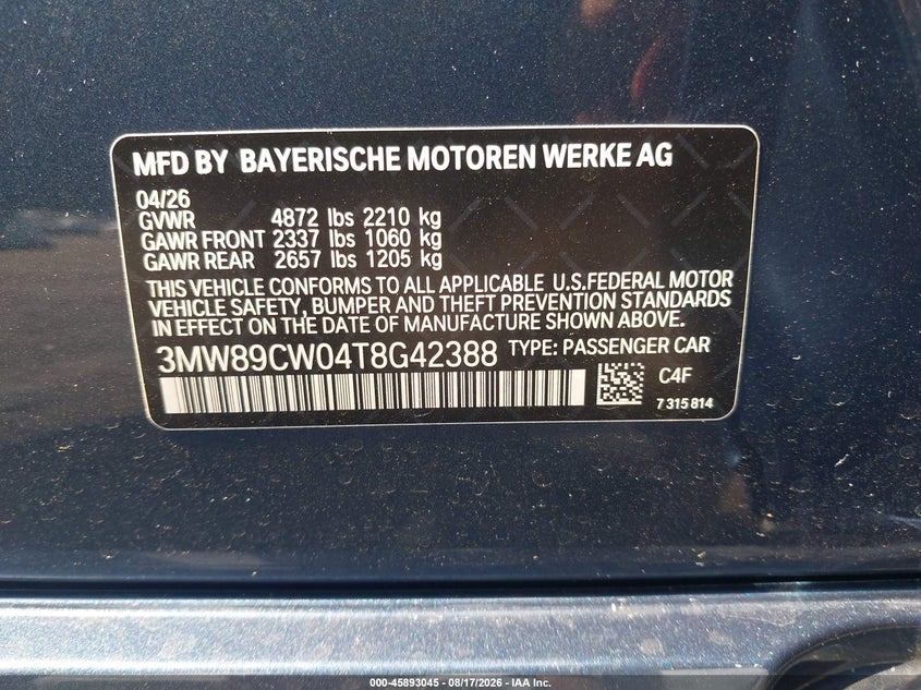 2026 BMW 330I XDRIVE NA · Фото 9