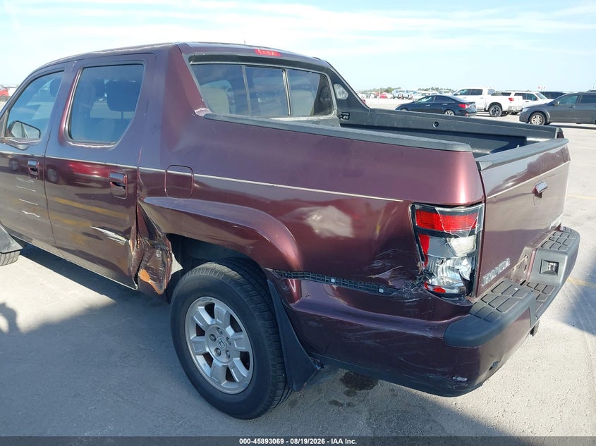 HONDA RIDGELINE 2013 VIN 5FPYK1F47DB002162