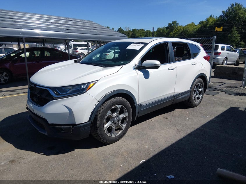 2019 Honda CR-V, Удар спереду, IAAI, VIN 2HKRW2H55KH667721 — фото 2