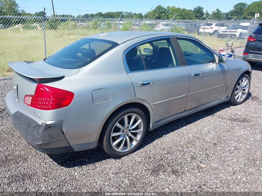 2003 INFINITI G SEDAN 3.5L V-6 DOHC, VVT, 260HP