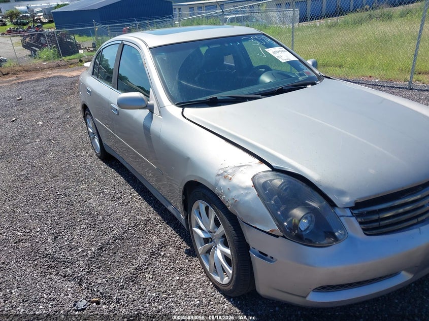 2003 INFINITI G SEDAN 3.5L V-6 DOHC, VVT, 260HP