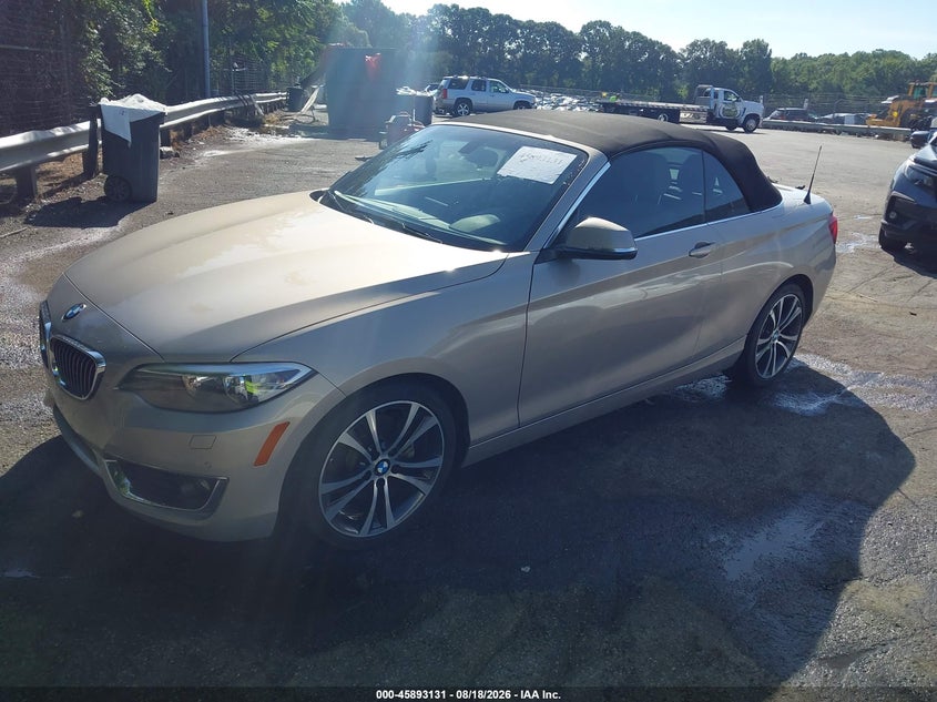 2017 BMW 2ER CABRIO 2.0L I-4 DI, DOHC, VVT, TURBO, 248HP