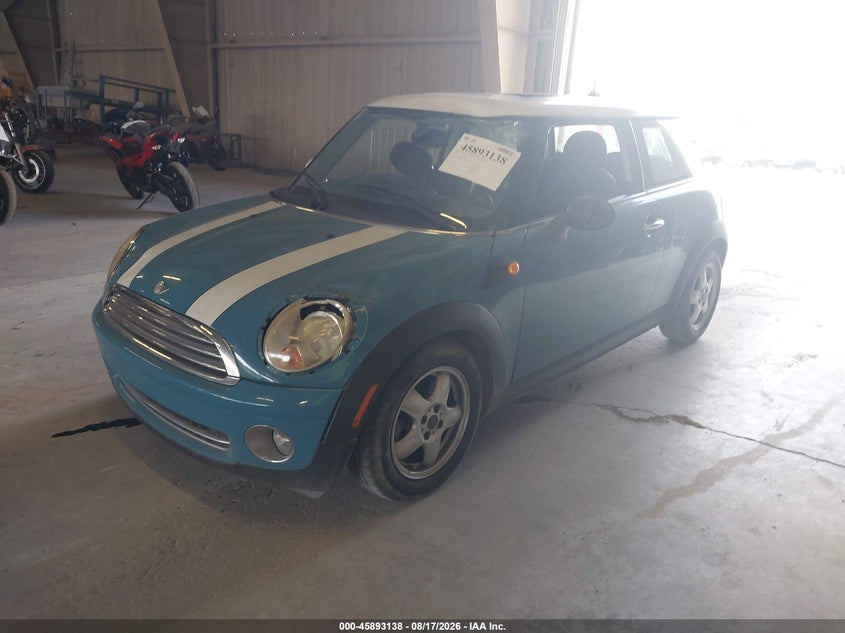 Vin: wmwmf3c52atu79091, lot: 46392199, mini cooper 20102