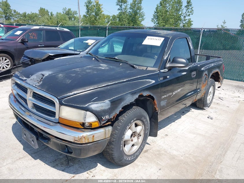 2000 DODGE DAKOTA TRUCK 3.9L V-6 175HP
