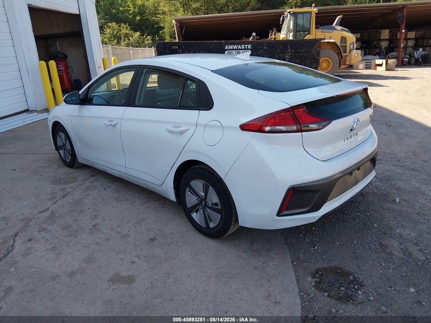 Vin: kmhc65lc5mu247863, lot: 46392341, hyundai ioniq hybrid blue 20213