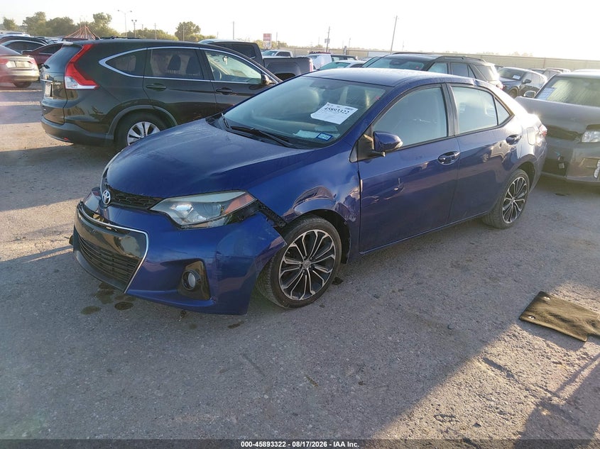 2016 Toyota Corolla, Удар спереди, IAAI, VIN 2T1BURHE2GC647713 — фото 2