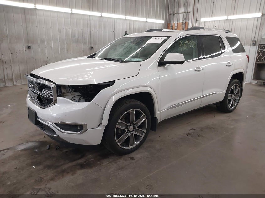 2017 GMC Acadia, Удар спереди, IAAI, VIN 1GKKNXLS7HZ299062 — фото 2