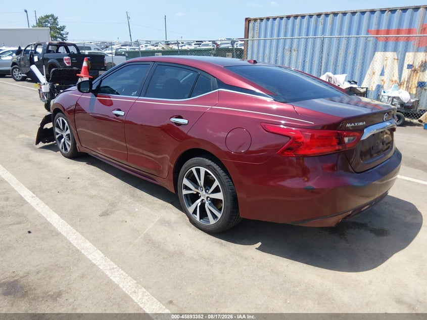 2016 NISSAN MAXIMA auction photo 3