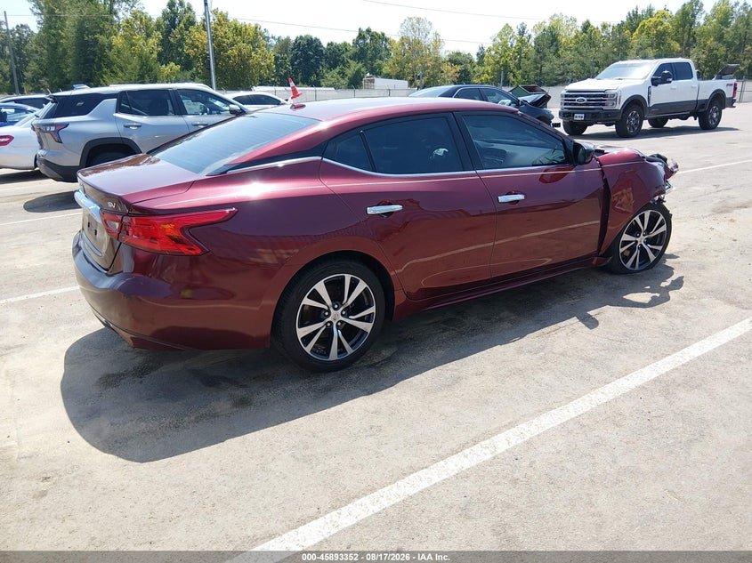 2016 NISSAN MAXIMA auction photo 4