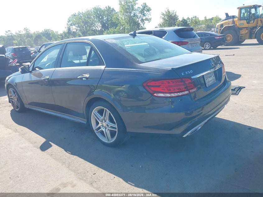 2014 MERCEDES-BENZ E-KLASSE SEDAN 3.5L V-6 DI, DOHC, VVT, 302HP