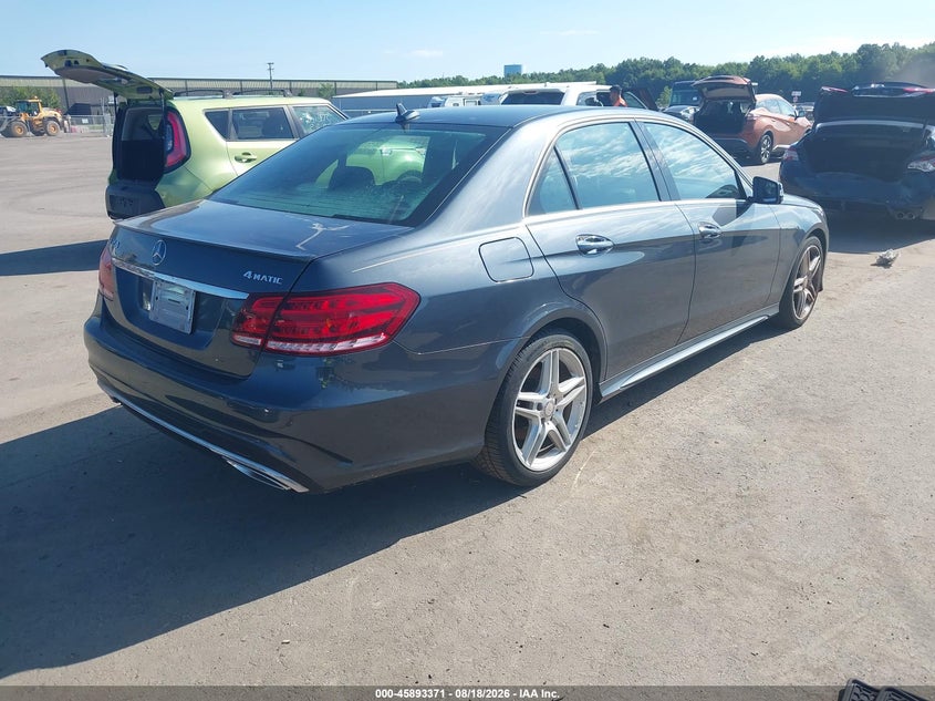 2014 MERCEDES-BENZ E-KLASSE SEDAN 3.5L V-6 DI, DOHC, VVT, 302HP