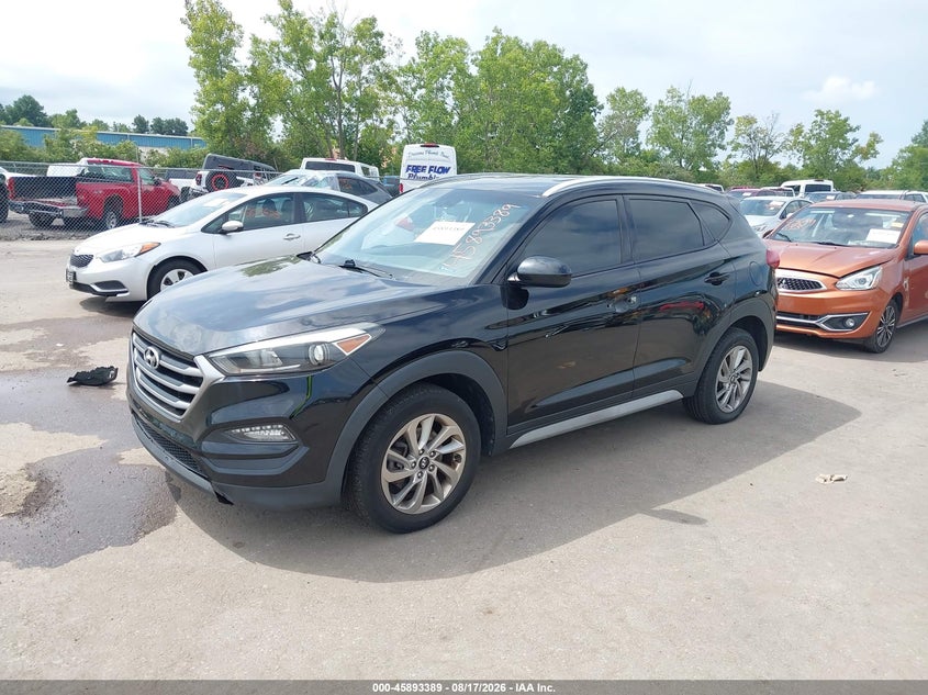 2018 Hyundai Tucson, Угон, IAAI, VIN KM8J3CA47JU642123 — фото 2