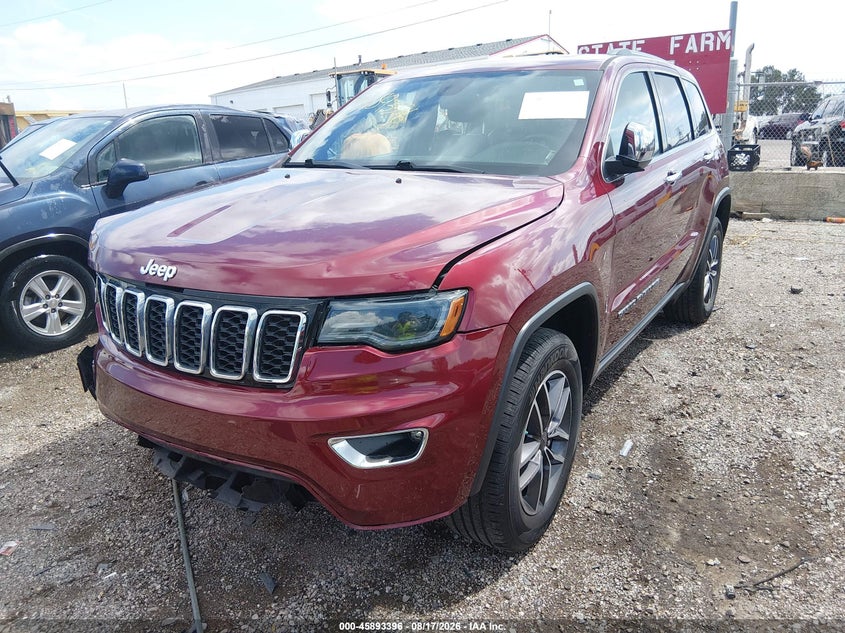 2019 Jeep Grand Cherokee Limited 4X4, Front End, IAAI, VIN 1C4RJFBG8KC571447 — photo 2