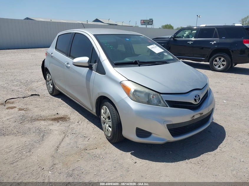 Vin: jtdktud38cd528281, lot: 46392461, toyota yaris l 20121
