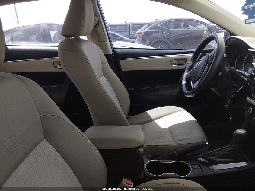 2016 TOYOTA COROLLA auction photo 5