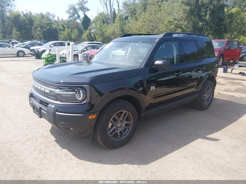 2025 Ford Bronco Sport Big Bend, Удар сзади, IAAI, VIN 3FMCR9BN8SRF15875 — фото 2