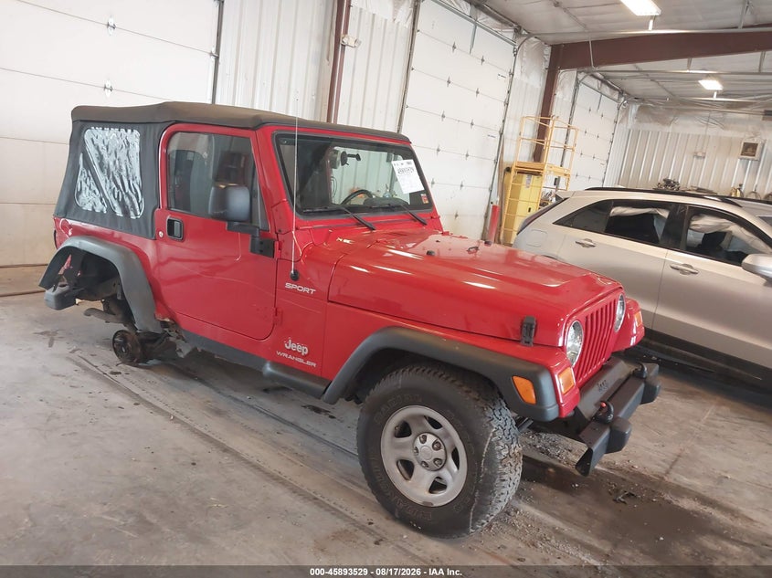 2005 JEEP WRANGLER auction photo 1