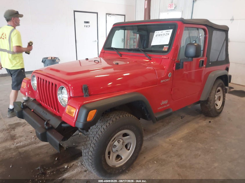 2005 JEEP WRANGLER auction photo 2