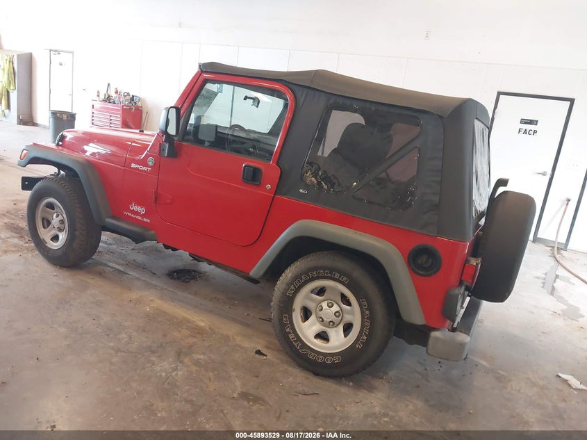 2005 JEEP WRANGLER auction photo 3