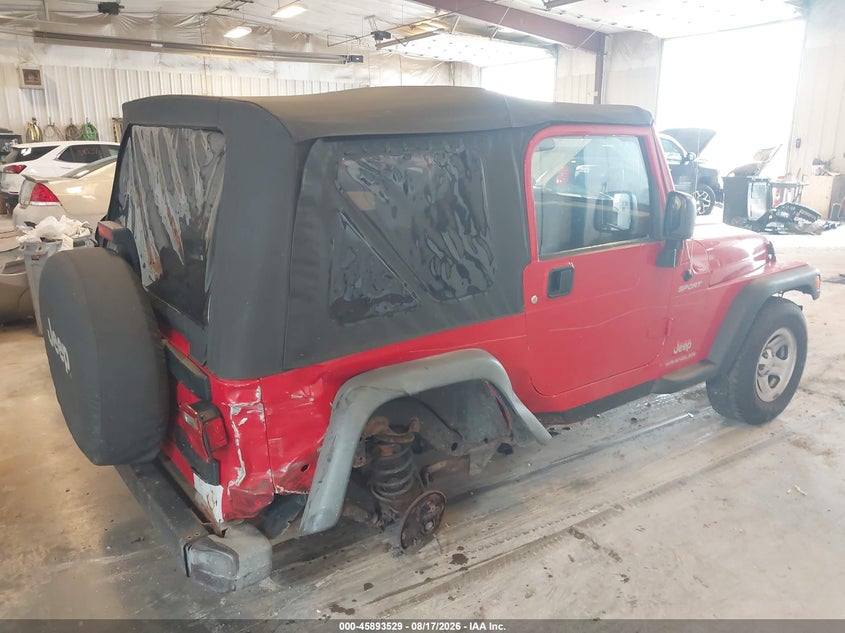 2005 JEEP WRANGLER auction photo 4
