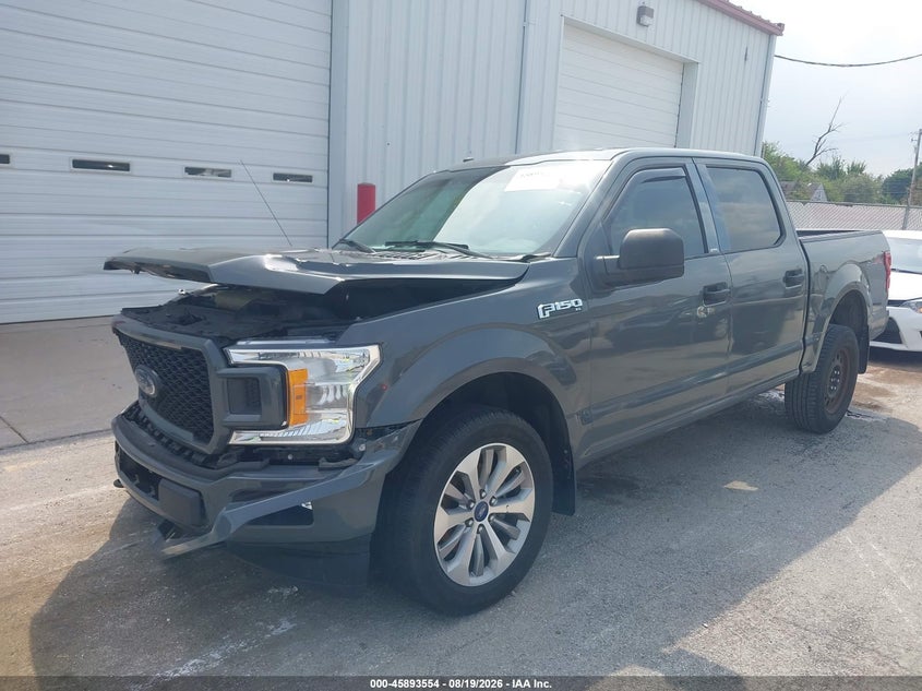 2018 Ford F-150, Front End, IAAI, VIN 1FTEW1EP0JFB23229 — photo 2