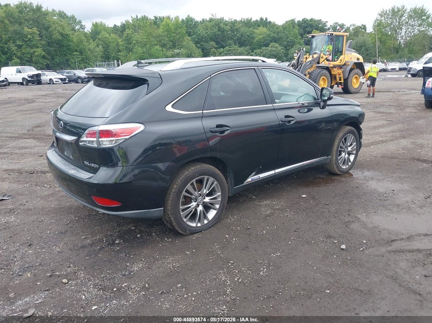 2013 LEXUS RX 450H auction photo 4