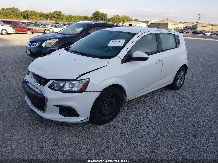 CHEVROLET SONIC 2017 VIN 1G1JG6SHXH4168439