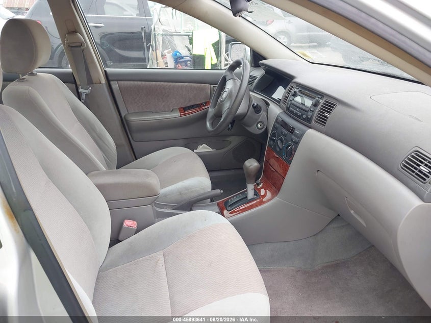 2007 TOYOTA COROLLA SEDAN 1.8L I-4 DOHC, VVT, 126HP