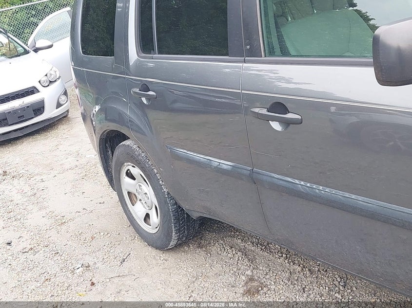 HONDA PILOT 2013 VIN 5FNYF4H2XDB057831
