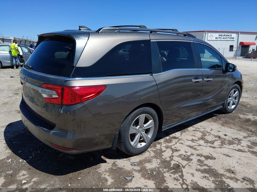 Vin: 5fnrl6h72lb020680, lot: 46392716, honda odyssey ex-l/ex-l w/navi   res 20204