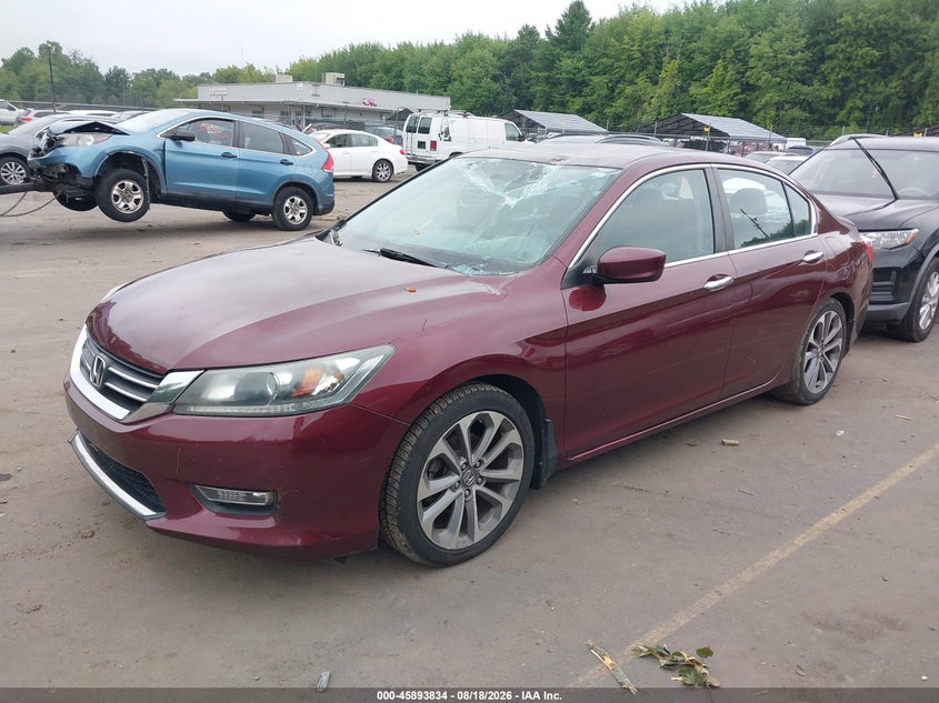 2013 Honda Accord Sport, Rollover, IAAI, VIN 1HGCR2F5XDA262773 — photo 2
