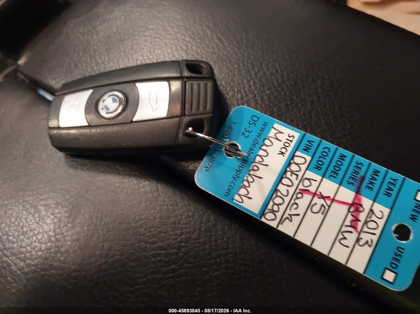 BMW X5 2013 VIN 5UXZV4C5XD0E02090