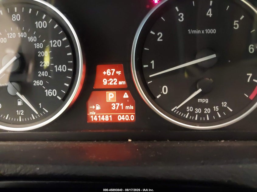 BMW X5 2013 VIN 5UXZV4C5XD0E02090