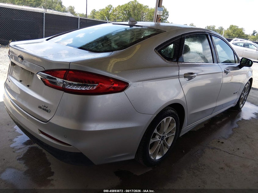 Vin: 3fa6p0lu9kr115726, lot: 46392933, ford fusion hybrid se 20194