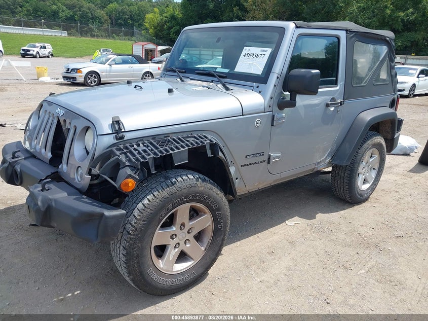 Vin: 1c4ajwagxfl506961, lot: 46392938, jeep wrangler sport 20152