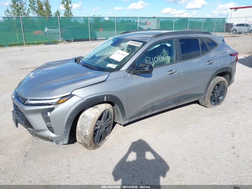 Vin: kl77lkep5sc087657, lot: 46392967, chevrolet trax fwd activ 20252