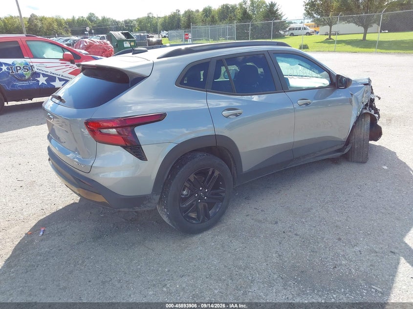 Vin: kl77lkep5sc087657, lot: 46392967, chevrolet trax fwd activ 20254