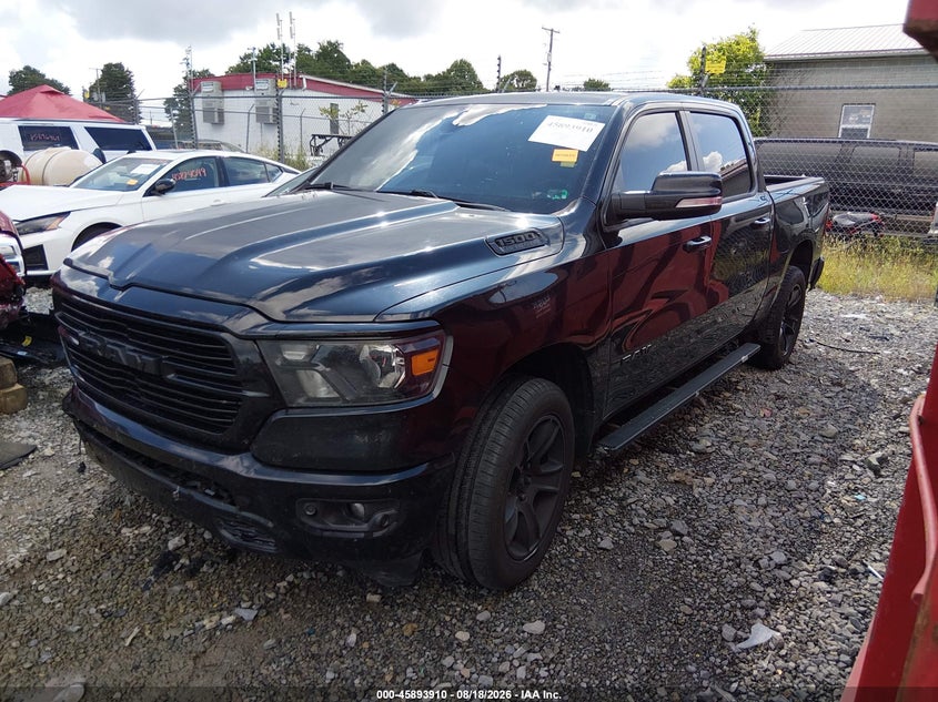 Vin: 1c6srfftxkn691926, lot: 46392971, ram 1500 big horn/lone star  4x4 5'7 box 20192