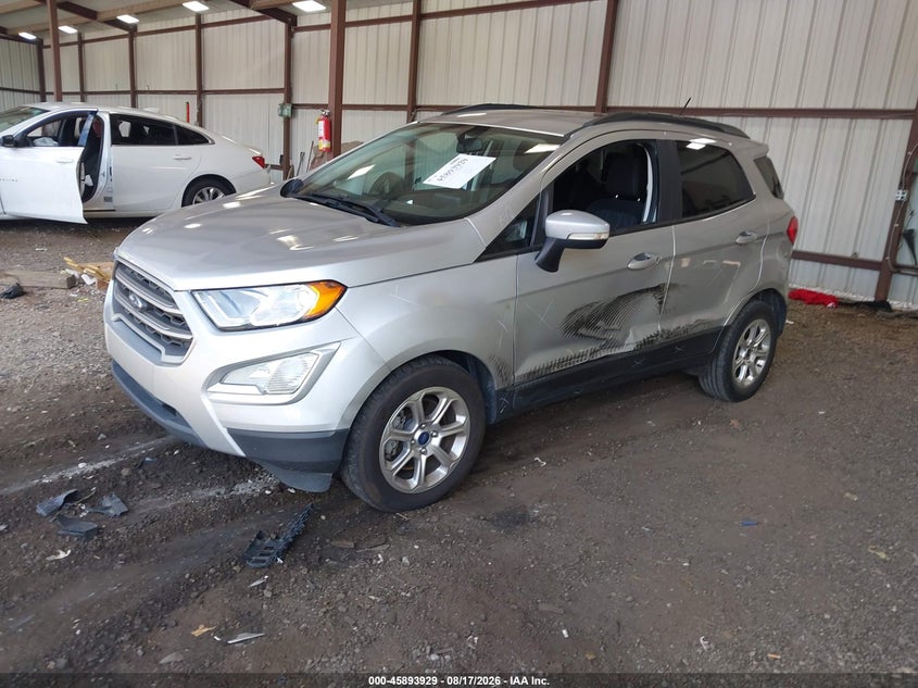 Vin: maj3p1te2jc237522, lot: 46392989, ford ecosport se 20182