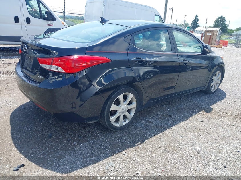 Vin: 5npdh4ae5bh013540, lot: 46393001, hyundai elantra limited 20114