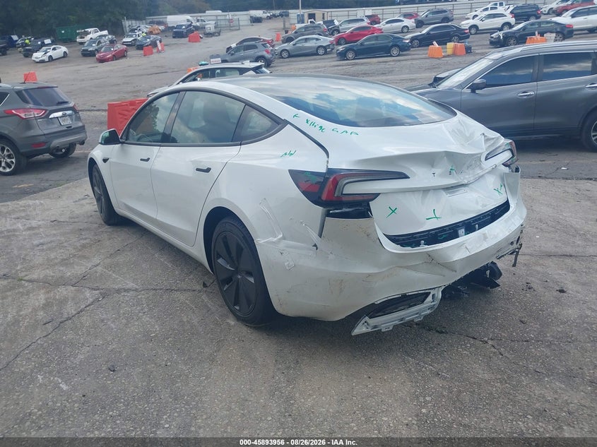 TESLA MODEL 3 2026 VIN 5YJ3E1EA9TF170630
