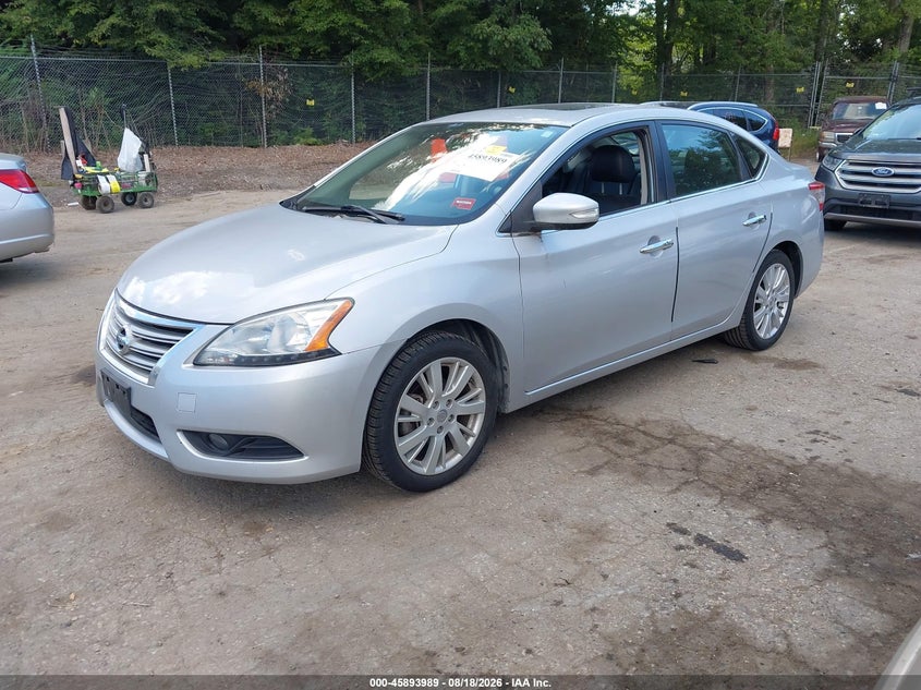 2013 Nissan Sentra, Звичайний знос, IAAI, VIN 3N1AB7AP4DL717404 — фото 2